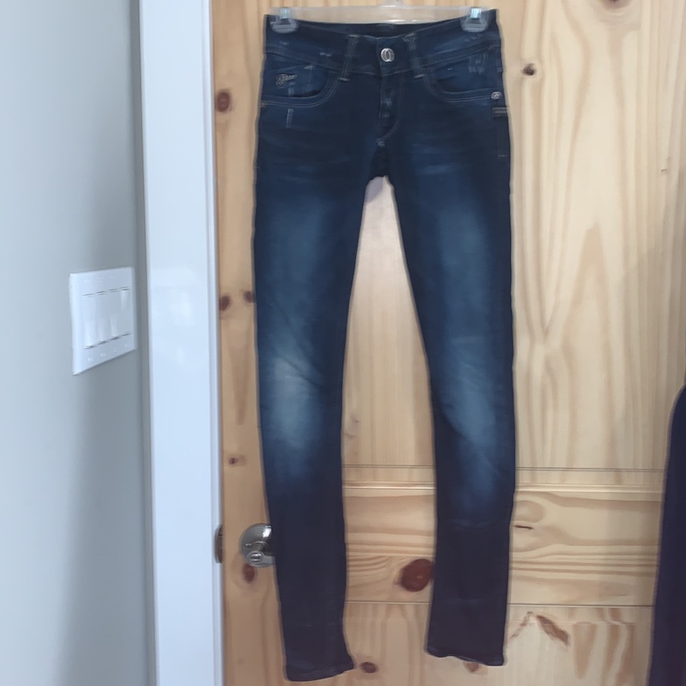 G-star dark skinny jeans